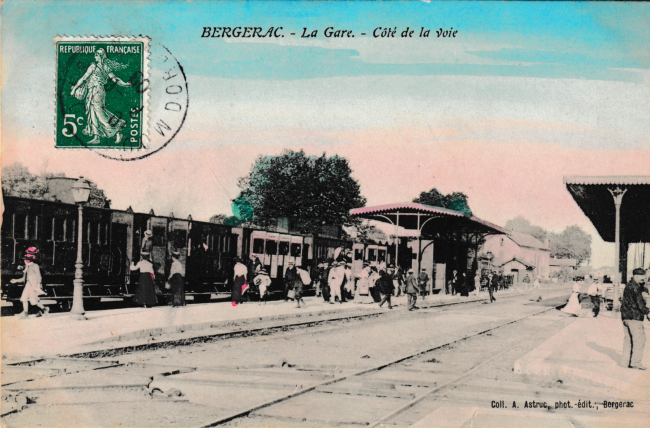 Voies de la gare de Bergerac