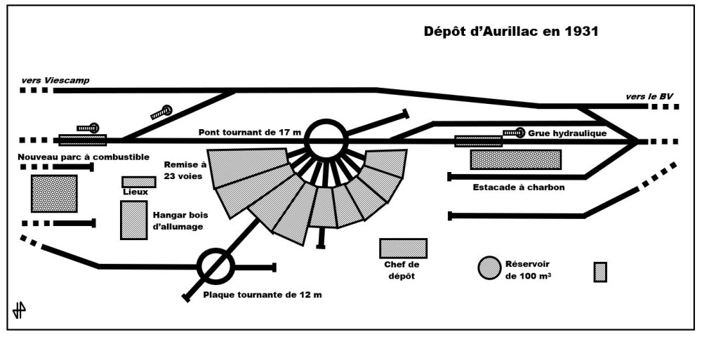 Plan dépôt Aurillac