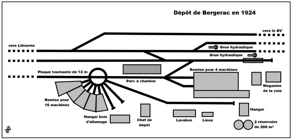 Plan dépôt Bergerac