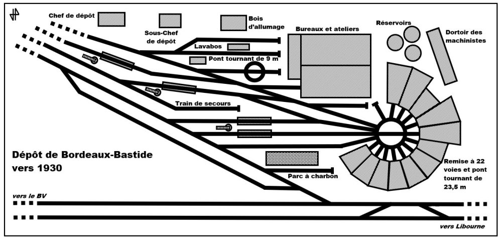 Plan dépôt Bastide