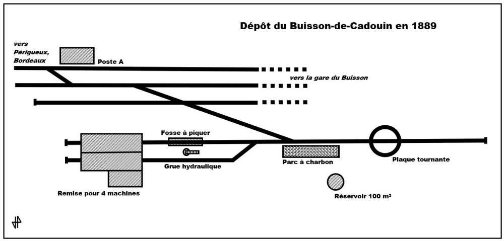 Plan dépôt du Buisson